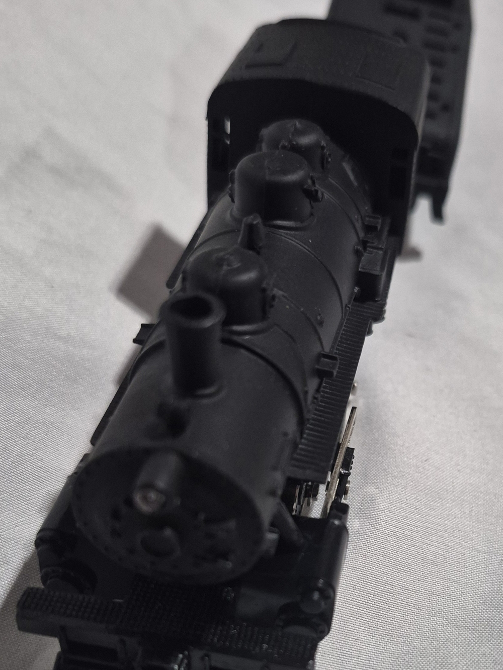 Black Model Steam Locomotive Train Engine - Unbranded